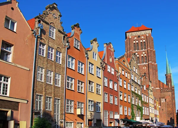 Oude binnenstad van Gdansk, Polen — Stockfoto