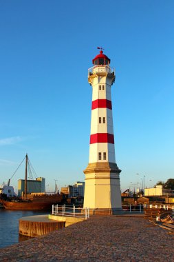 Lighthouse in Malmo clipart