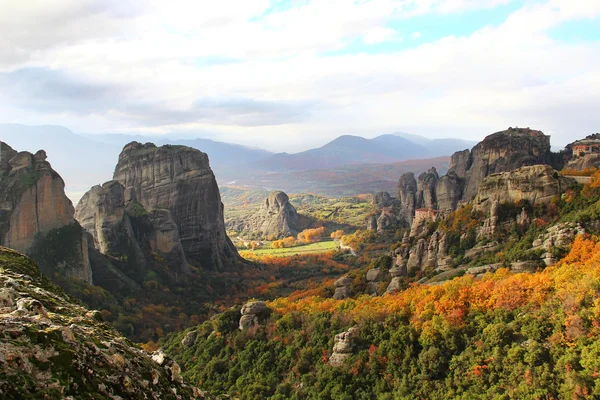 Meteora-klipporna och kloster, Grekland — Stockfoto