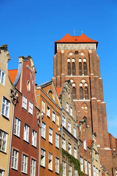 Gdansk Cidade Velha, Polônia — Fotografia de Stock