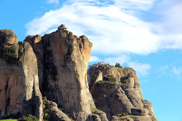 Meteora rocas y monasterios en Greace — Foto de Stock