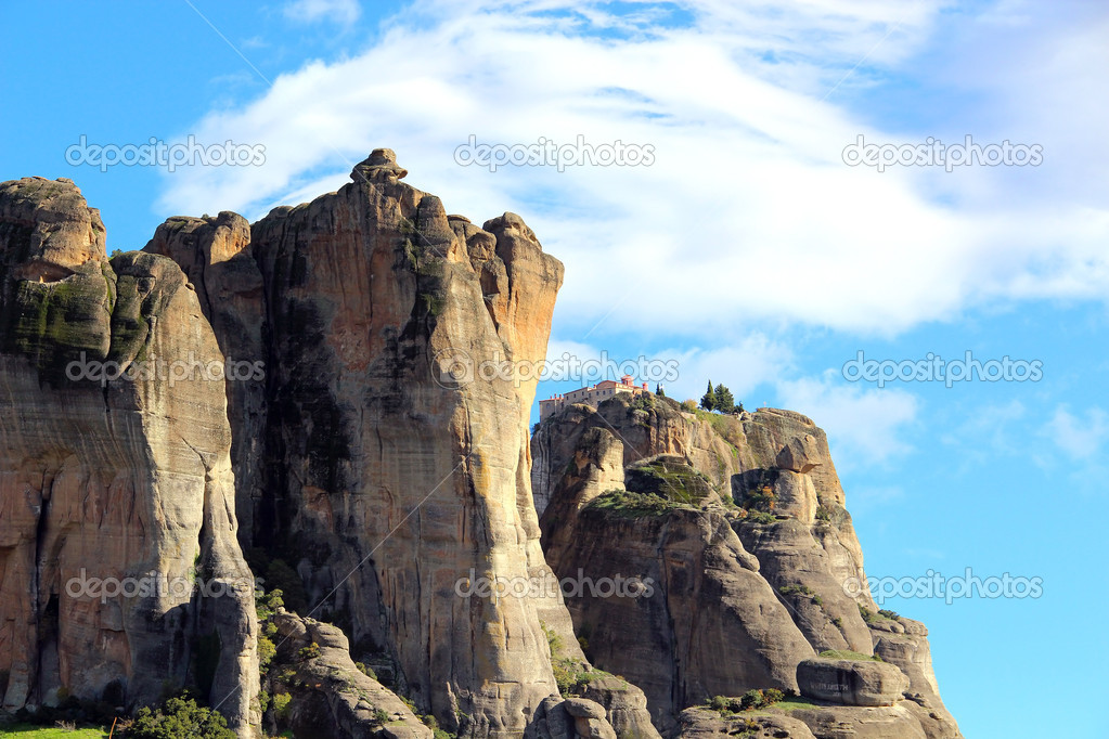 Meteora rocks and monasteries in Greace