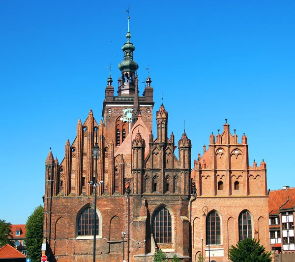Iglesia de Santa Catalina, Gdansk — Foto de Stock