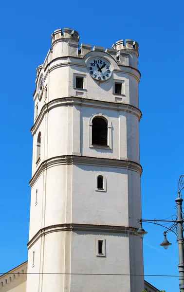 Torre da igreja Csonkatemplom, Debrecen, Hungria — Fotografia de Stock