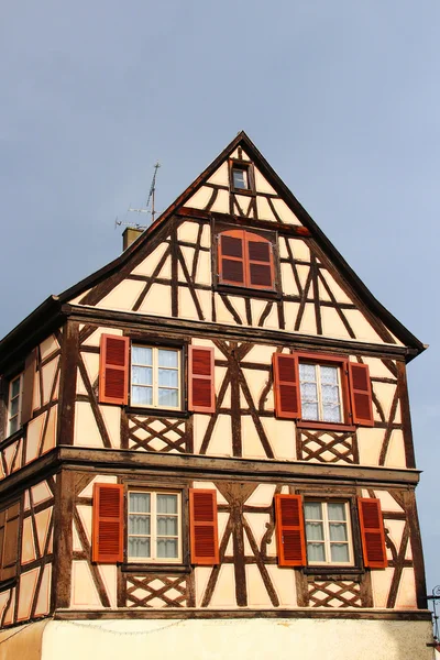 Traditional half-timbered house in Colmar, France — Stock Photo, Image