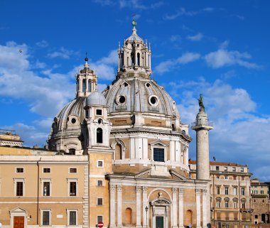 Santa maria di loreto, Roma, İtalya
