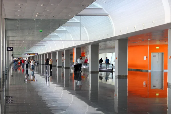 Терминал D Киевского международного аэропорта "Борисполь" — стоковое фото
