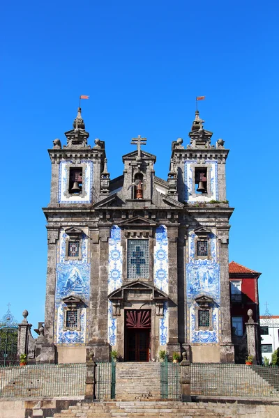 Kerk van santo ildefonso, porto, portugal — Stockfoto