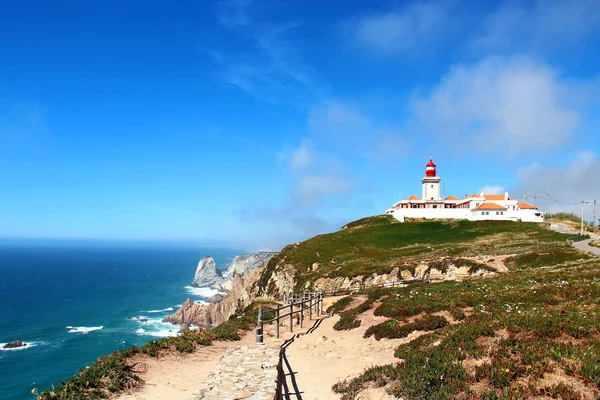 Leuchtturm am Cabo da Roca, Portugal — Stockfoto