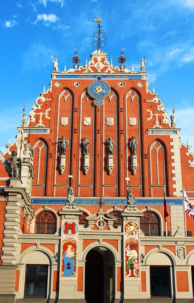 Casa dos Blackheads em Riga — Fotografia de Stock