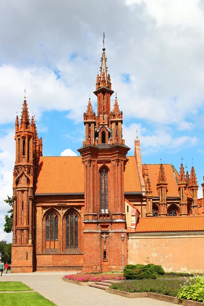 Igreja de Santa Ana, Vilnius, Lituânia — Fotografia de Stock