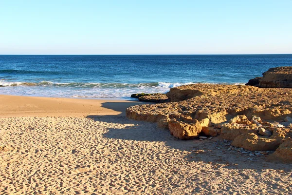 Praia em Carcavelos, Portugal — Fotografia de Stock
