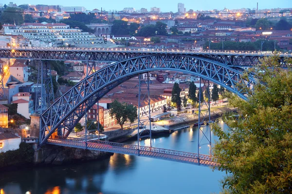 Dom luis most (ponte luis jsem), porto, Portugalsko — Stock fotografie