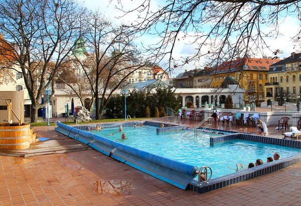 Gellert badet i budapest — Stockfoto