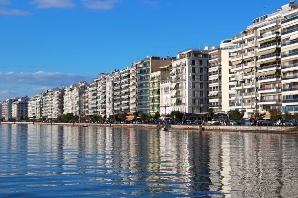Nasyp Thessaloniki, Grecja — Zdjęcie stockowe