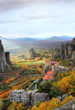 Meteora Rocks and Monasteries, Greece clipart