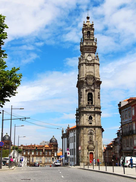 Clerigos kerk, porto, portugal — Stockfoto