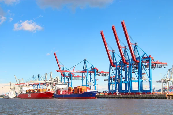 Hafen Hamburg, Deutschland — Stockfoto