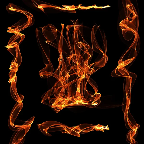 Abstraktní plamen — Stock fotografie