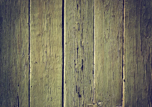 Obsolete Weathered Yellow Painted Wooden Planks Background — 图库照片