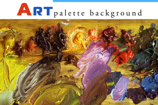 Kunstpalette Hintergrund (Plakat) — Stockfoto