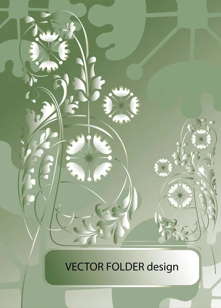 Plantilla de flores — Archivo Imágenes Vectoriales