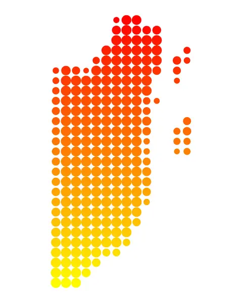 Mapa online de Belice — Archivo Imágenes Vectoriales