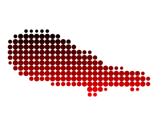 O mapa de Pico — Vetor de Stock