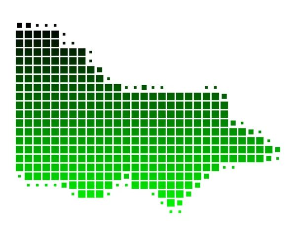 Map of Victoria — Stock Vector