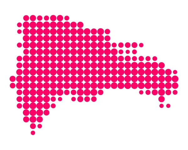 Mapa de República Dominicana — Archivo Imágenes Vectoriales
