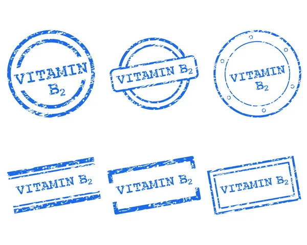 B2 vitamini pullar — Stok Vektör