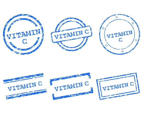 C-vitaminstempler – Stock-vektor