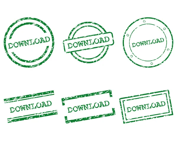 Briefmarken herunterladen — Stockvektor