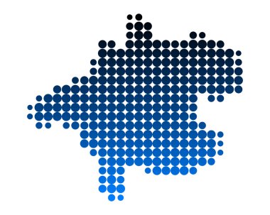 Yukarı Avusturya Haritası