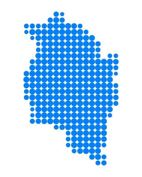 Mapa vorarlberg — Wektor stockowy