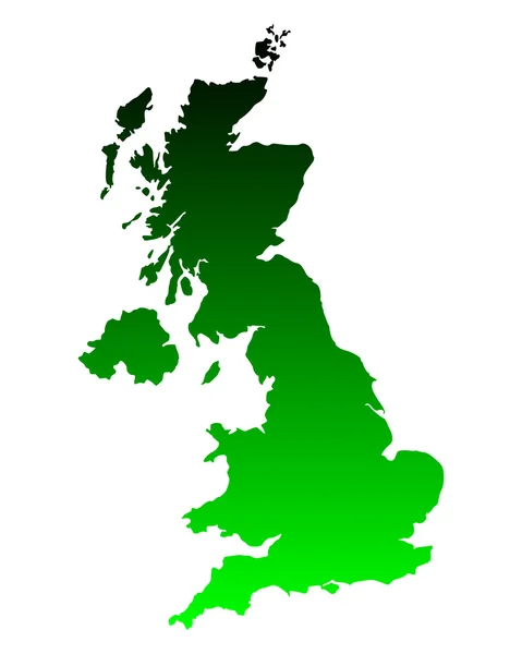 Map of United Kingdom — Stock Vector