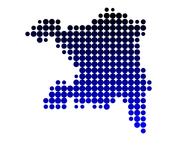 Mapa aargau — Wektor stockowy