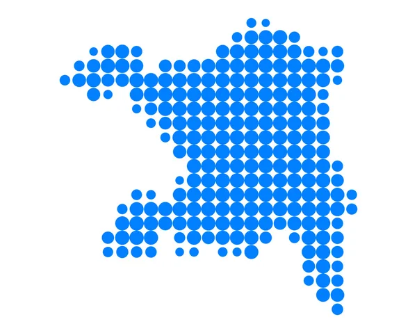 Mapa aargau — Wektor stockowy