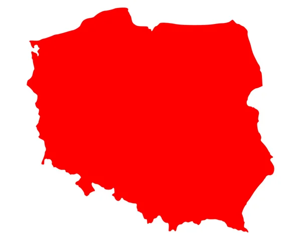 Χάρτης της Πολωνίας — Διανυσματικό Αρχείο