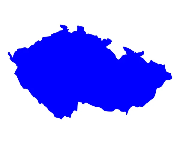 チェコ共和国の地図 — ストックベクタ