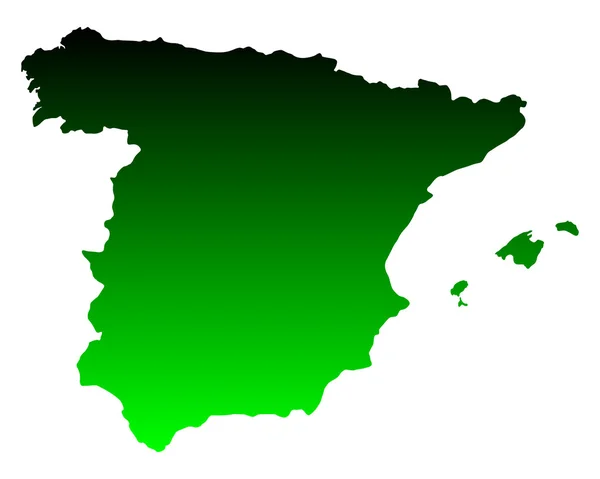 Мапа Іспанії — стоковий вектор