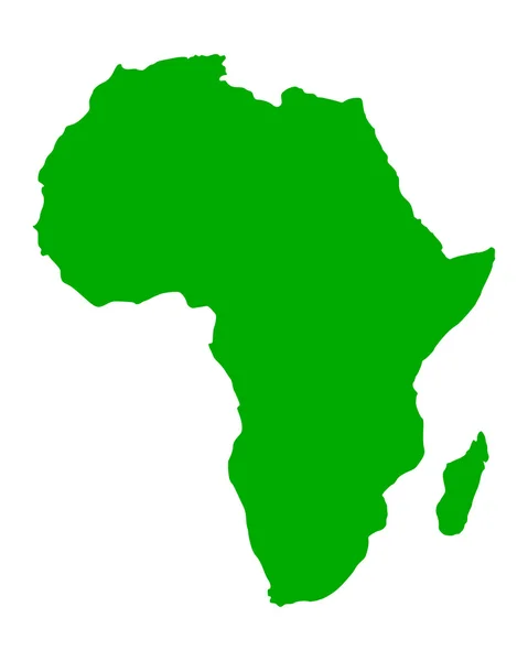 Карта Африки — стоковий вектор