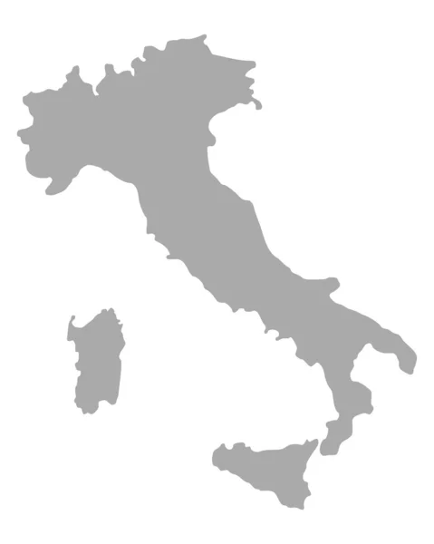 イタリア地図 — ストックベクタ