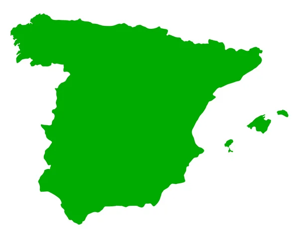 Map of Spain — Stock Vector