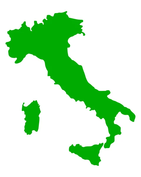 Kaart van Italië — Stockvector