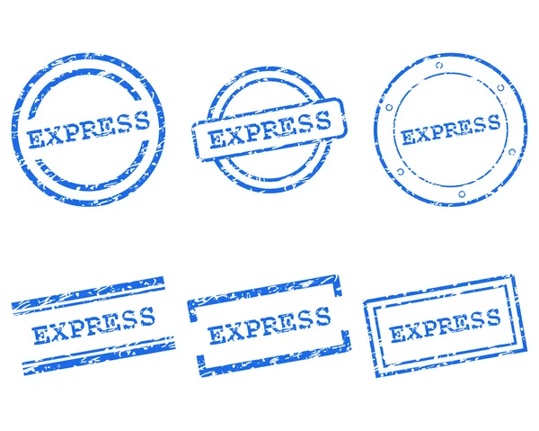 Estampillas Express — Archivo Imágenes Vectoriales