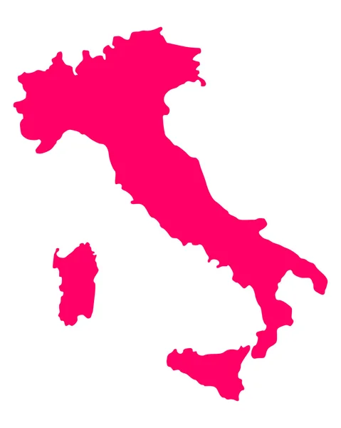 Peta Italia. - Stok Vektor