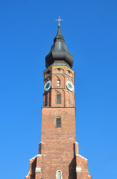 Bazilika Sankt Jakob in Straubing, Bajorország — Stock Fotó