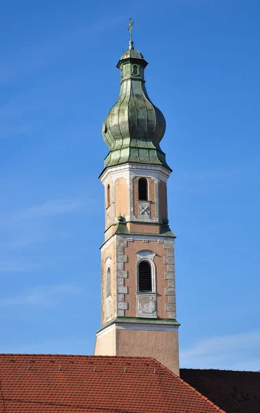 在 straubing，巴伐利亚 dreifaltigkeitskirche — 图库照片