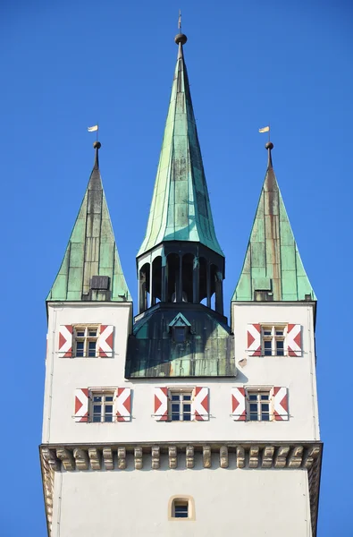 Wieża w straubing, Bawaria — Zdjęcie stockowe
